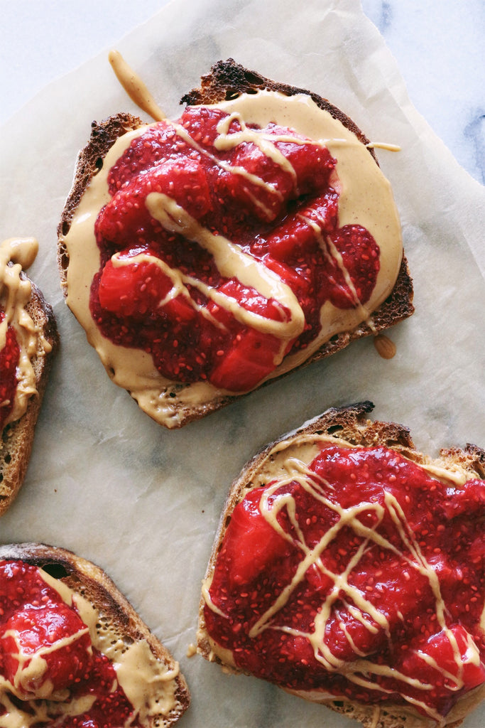 Grown Up PB&J with Chia Jam