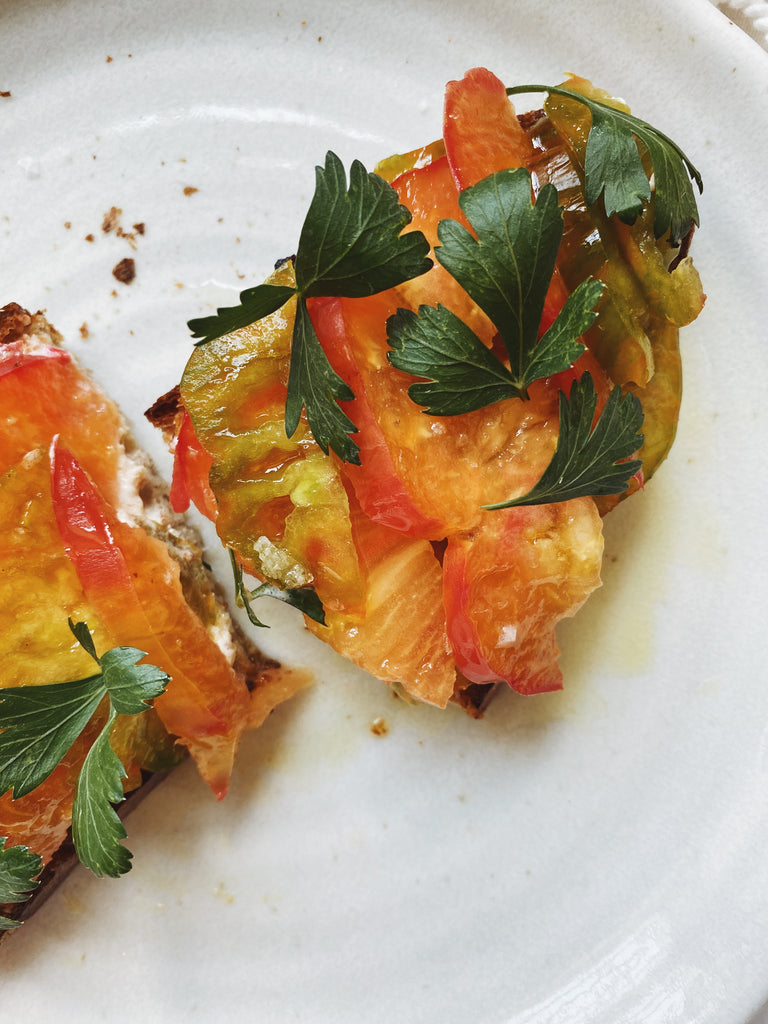 Classic Heirloom Tomato Toast