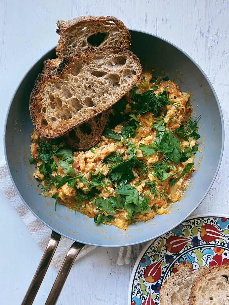 Menemen, or Turkish Style Eggs