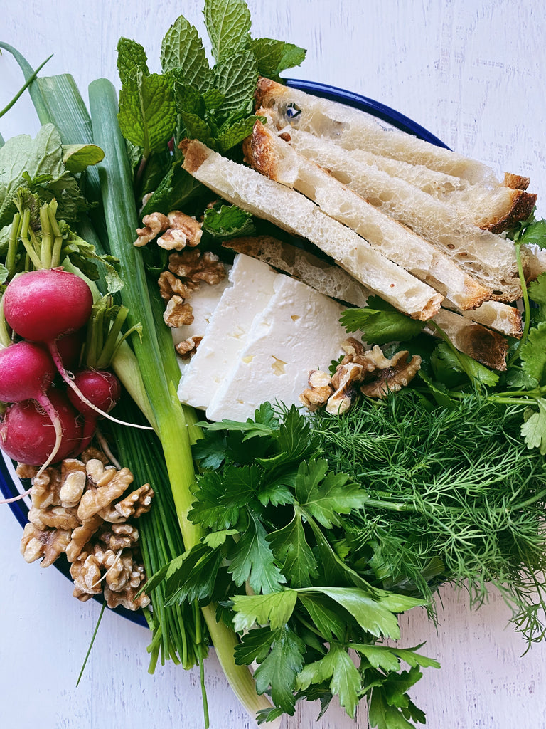 Persian Inspired Herb Platter